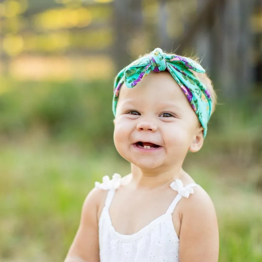 Новая богемная штамп для детей с заячьими ушками Цветочная повязка на голову