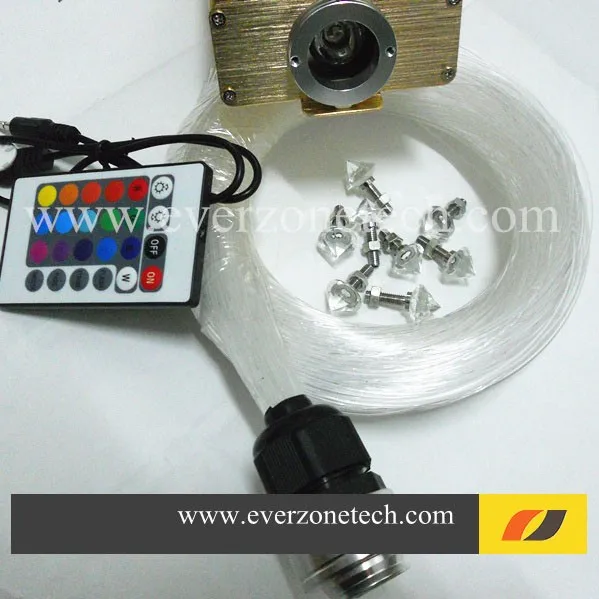 Высокое качество 16 Вт с ИК светодиодный волоконно-оптический осветитель DIY с RGB цветами
