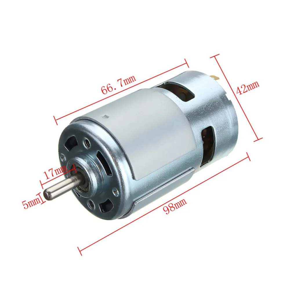 775 DC12V 24V 3500 9000 об/мин двигатель шариковый подшипник большой высокий крутящий