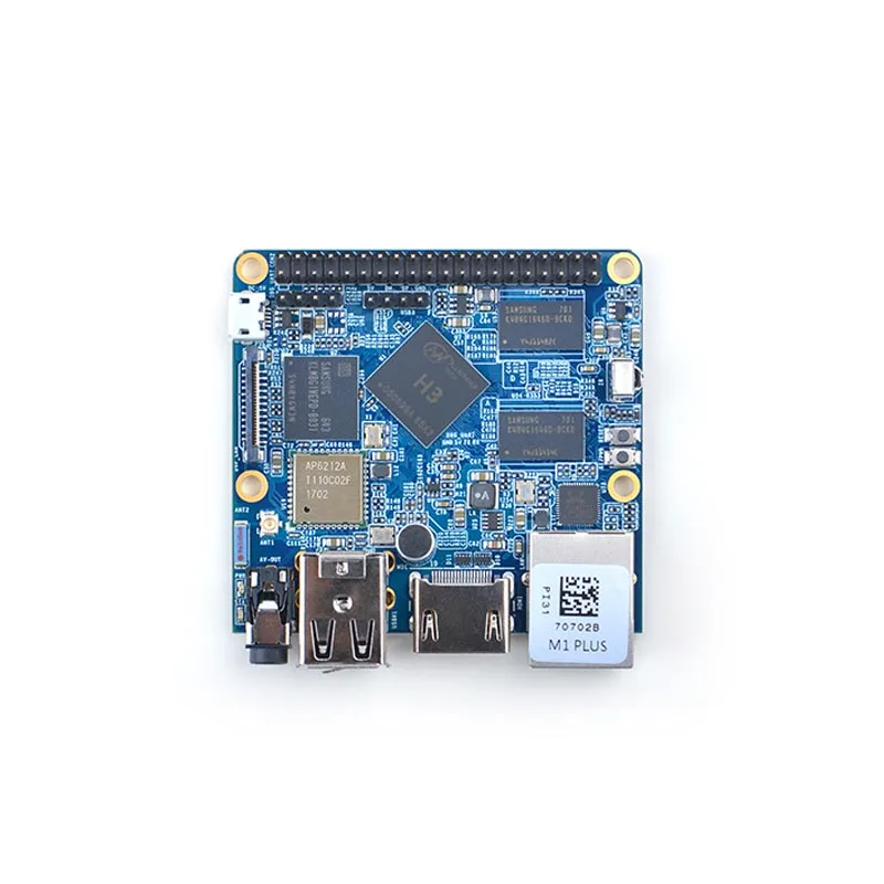 Демонстрационная плата NanoPi M1 Plus (1 2 ГГц 1 ГБ ОЗУ DDR3 8 Гб eMMC)+ кабель Micro USB + антенна |