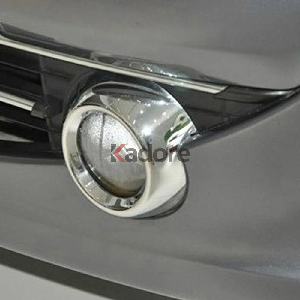 Для peugeot 307 ABS Chrome передняя противотуманная фара противотуманных фар Крышка отделка автомобиль защиты внешние аксессуары для автомобиля Стикеры укладки
