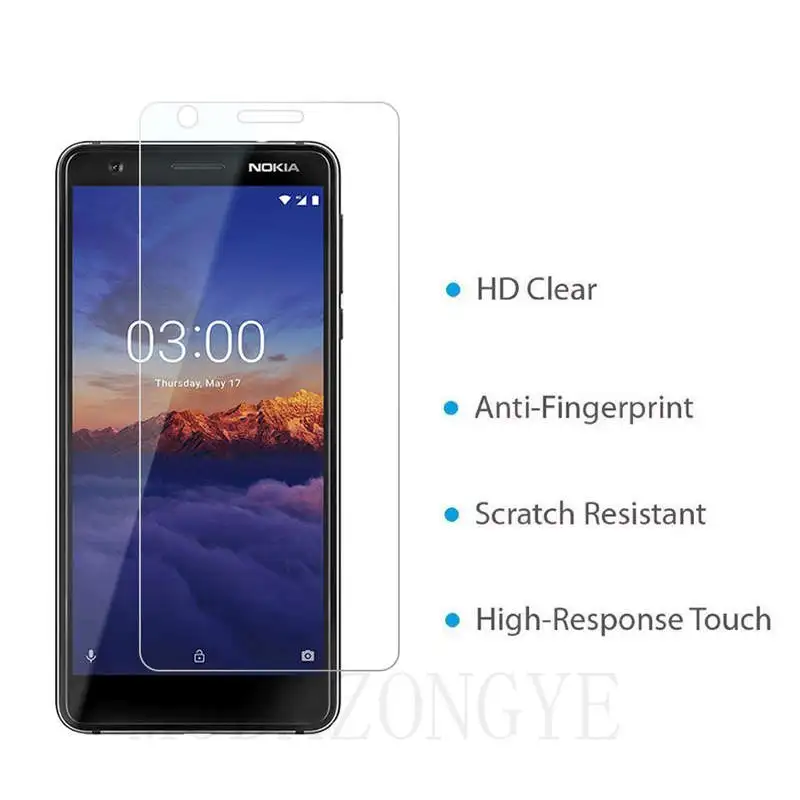Закаленное стекло для Nokia 3 1 2 шт. защитная пленка 2018 TA-1063 TA-1057 защитное