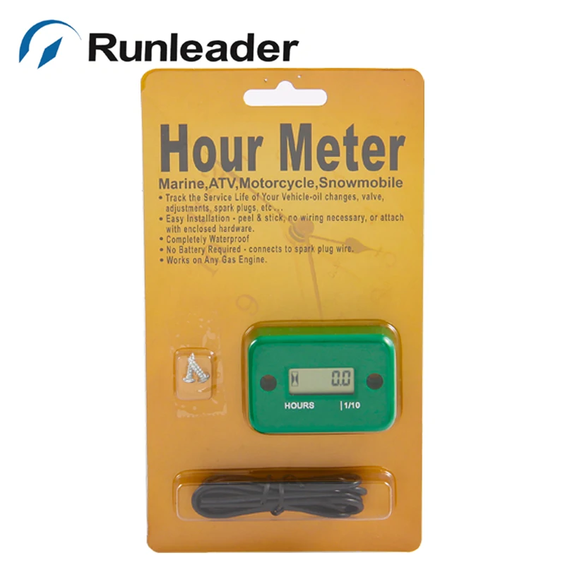 

digital Hour meter for gas engine YZ450F CRF250 KX450F RMZ450 motorcycle dirt bike outboard chainsaw marine RL-HM006A