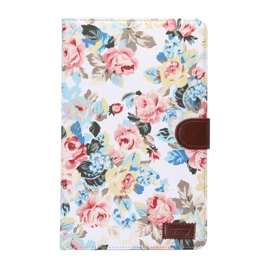 Dibase Brand for TAB E T560 Case Flower Cloth+PC Wallet 9.6 inch Clasp Card Slot Stand Folio Cover | Компьютеры и офис