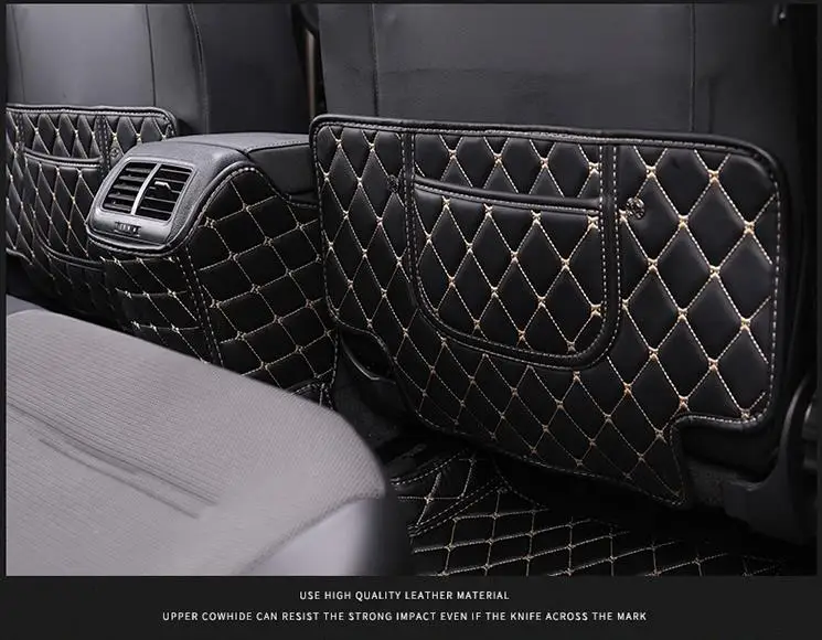 Для Skoda Rapid автомобильный-Стайлинг анти-грязный коврик интерьер ремонт подлокотник коробка заднего сиденья Kick Pad