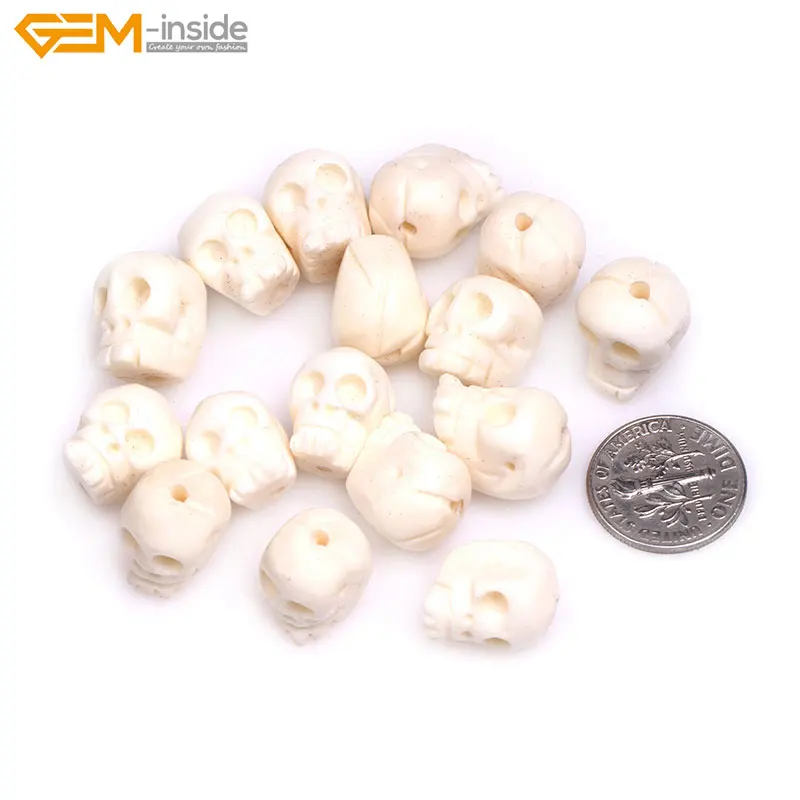 16 шт. бусины в виде черепа 13 х15 мм|skull beads|bone skull beadsbeads beads |
