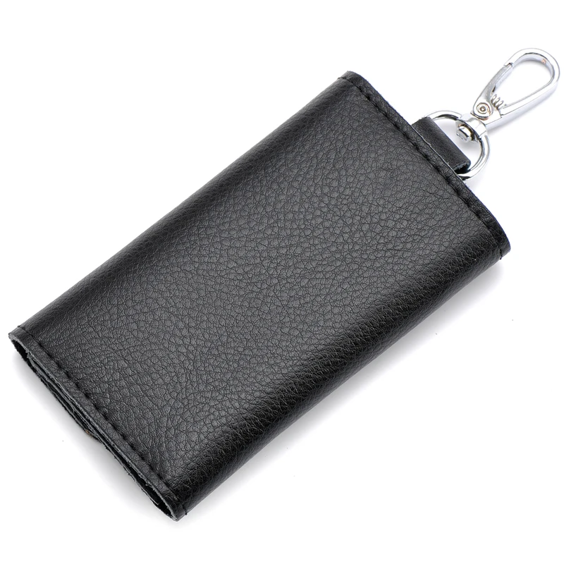 100% натуральный кожаный чехол для ключей кошелек от дома мужской держатель карт