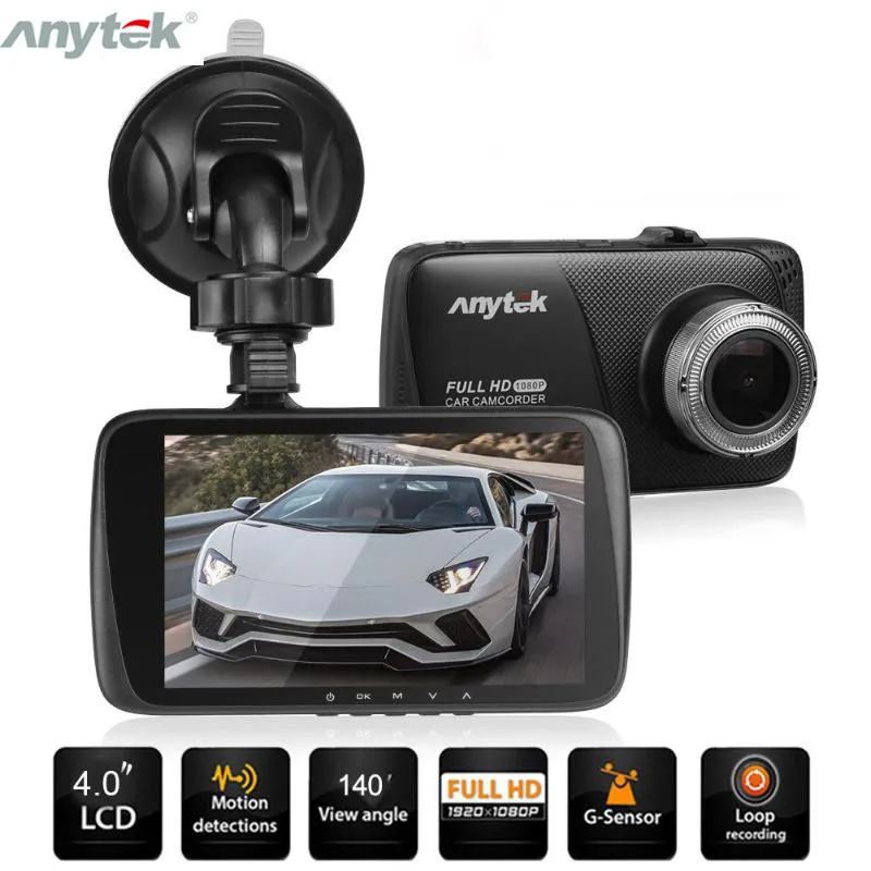 4 0 дюймовый ЖК экран Full HD 1080P Автомобильный видеорегистратор камера для вождения