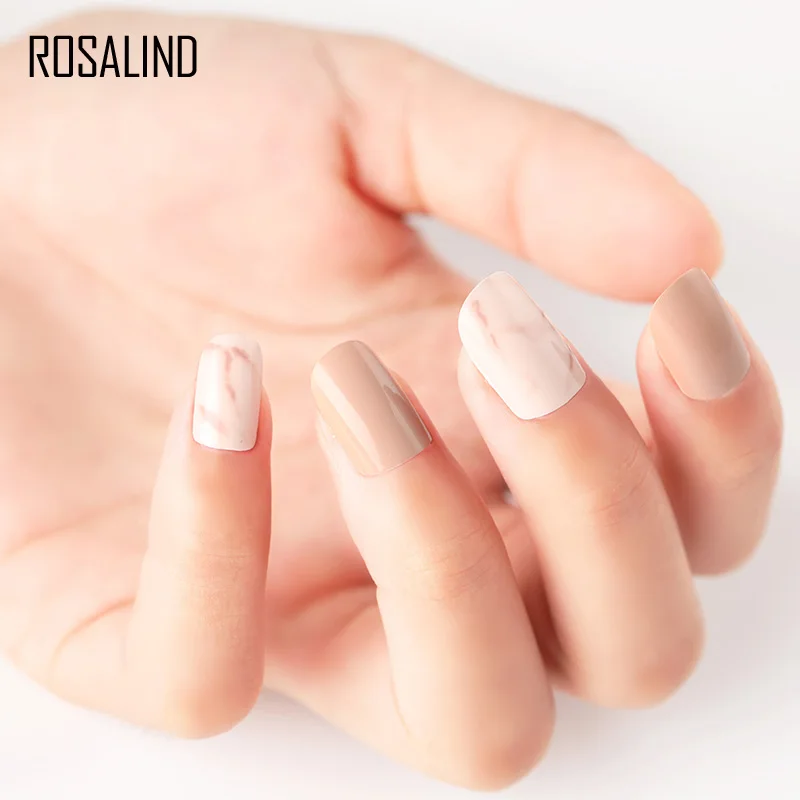 ROSALIND накладные ногти искусство высокое качество натуральный 3D Дизайн