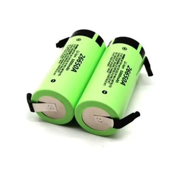 Dolidada аккумулятор для Panasonic 26650A 3,7 V 5000mAh высокой емкости 26650 литий-ионные аккумуляторы+ никель DIY