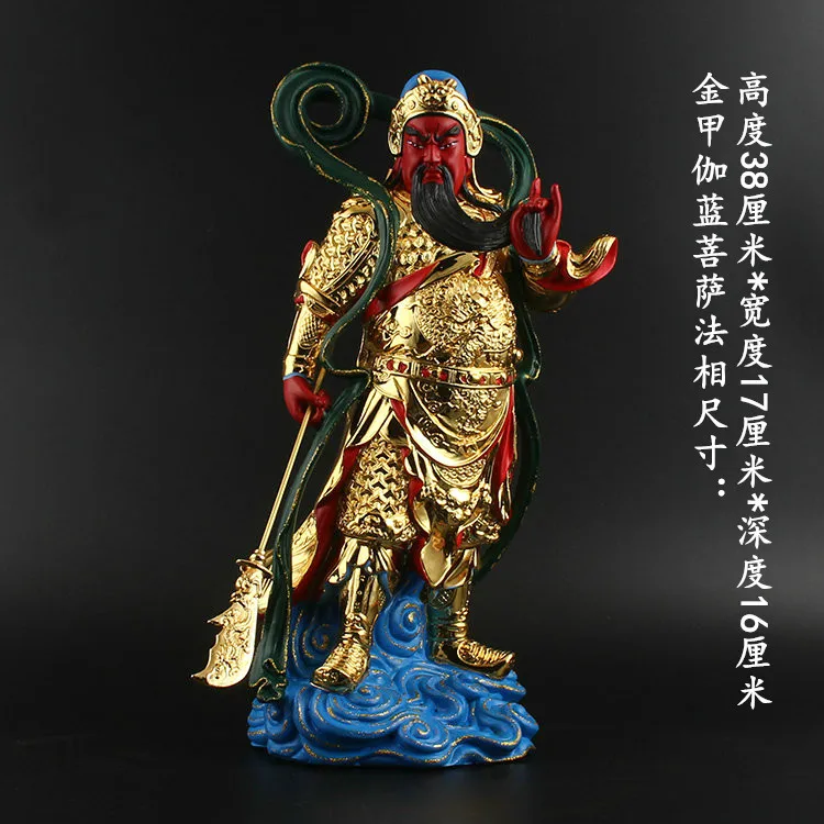 16Inch-A Статуя персонажа, Guan Gong, Wei Tuo, статуя, Буддийские принадлежности, изделия из смолы, украшения для дома, праздничные подарки - Цвет: 16Inch-A