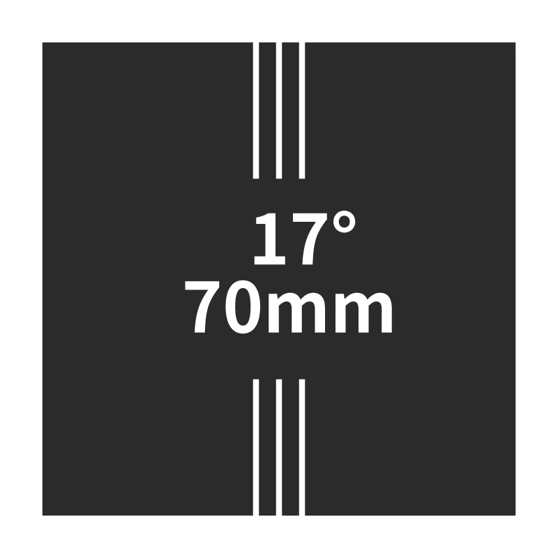 17 degree 70mm Новое поступление Ullicyc 4 цвета сплав+ 3 к Карбон 6 градусов 17 градусов ствол для горного велосипеда дорожный велосипед frok 28,6 мм бар 31,8 мм LGA01 - Цвет: 17 degree 70mm