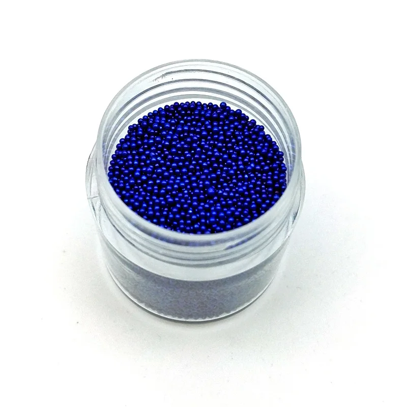 01 Бодрствования 10g/jar Nail Икра бусы 0,6-0,8mm красочные мини Стекло шарики для ногтей Подвески маникюр 3D ногтей украшения - Цвет: 01