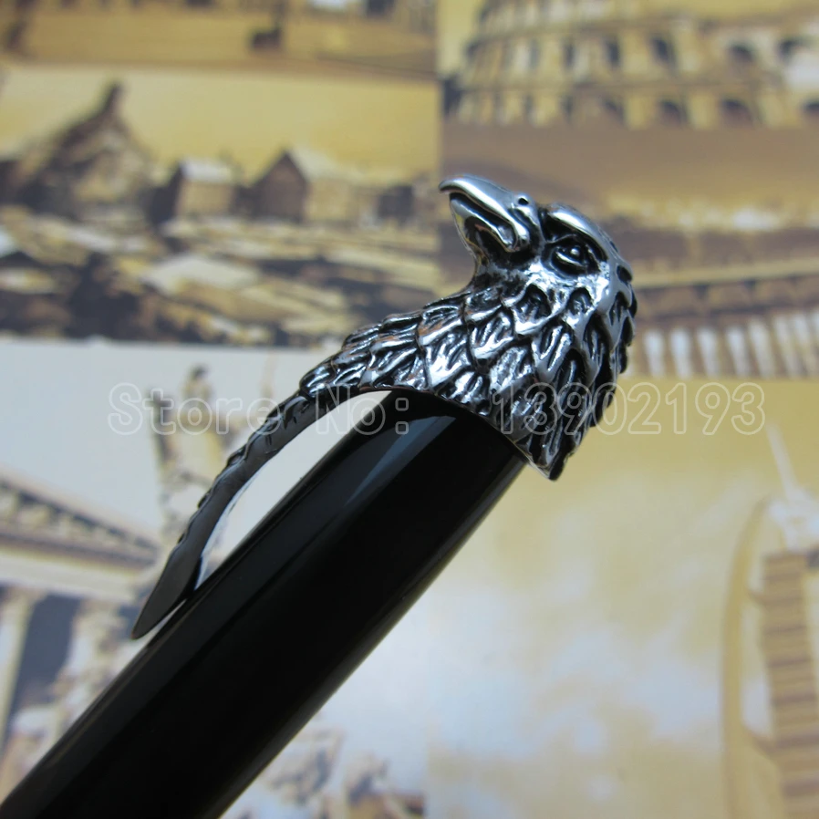 Promotion!!! Fuliwen pen Roller Ball Pen Brand good quality Black and American Bald Eagle Head Clip Red Fl1092411 | Канцтовары для
