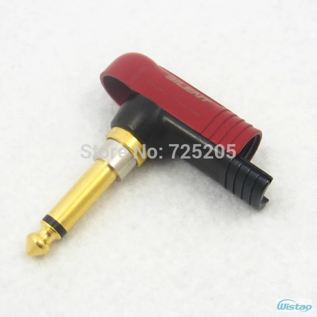 SilentPlug 6 35 мм 1/4 гитарная штепсельная вилка NP2X AU SILENT NEUTRIK Швейцария литье под