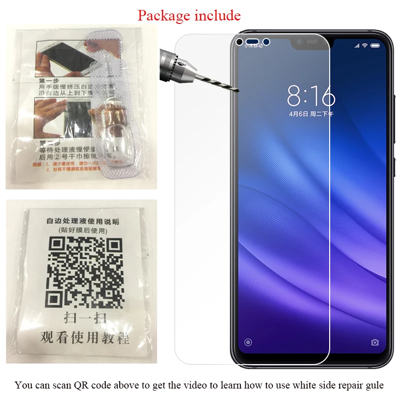 Прозрачное закаленное Стекло для Red mi 5 Plus 6 s Pro Note 6 5 Pro 4 4X для Xiaomi mi 8 A2 Lite A1 5X 6X Противоударная Защитная пленка для экрана