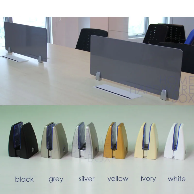 Серебряная пара настенных креплений arcrylic держатель знака настольный экран