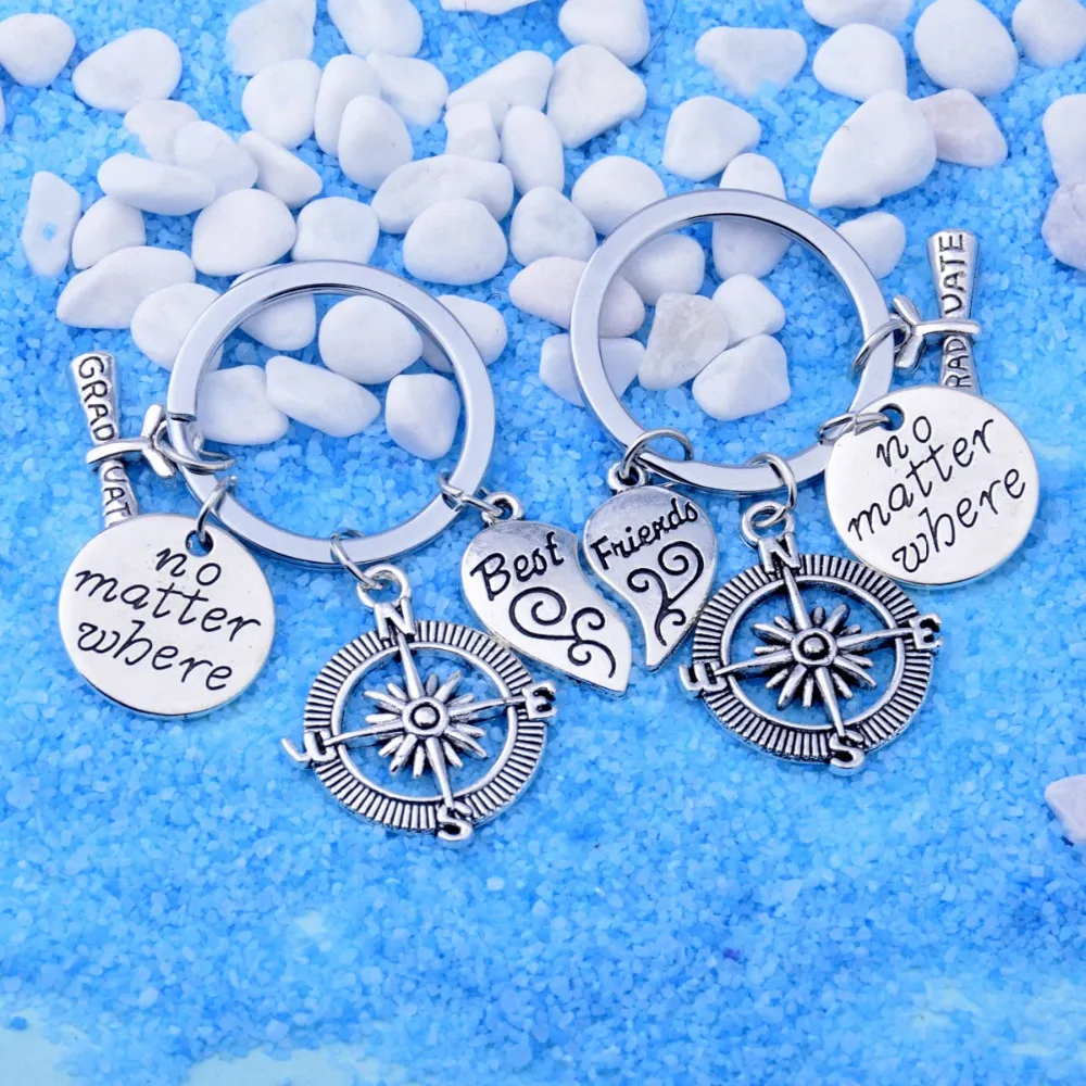 Лучшие друзья независимо от того где брелок/брелок разбитое сердце