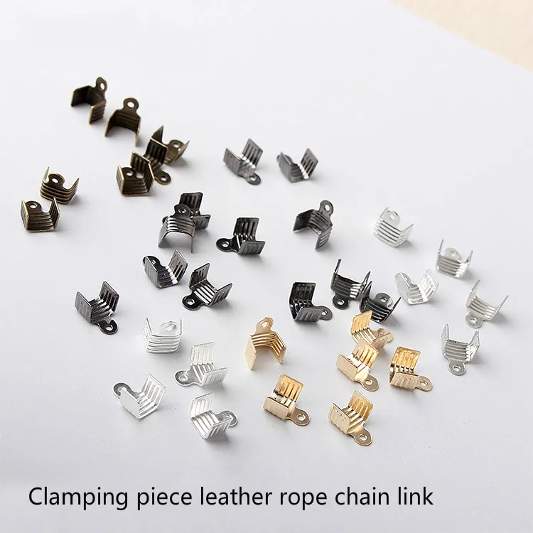 Handmade DIY jewelry material bracelet necklace accessories leather rope clip buckle large and medium trumpet | Украшения и