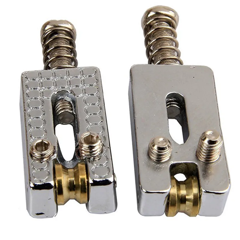 Зебра 3 вида цветов 6 шт. металлический роликовый мост тремоло гитара седла с