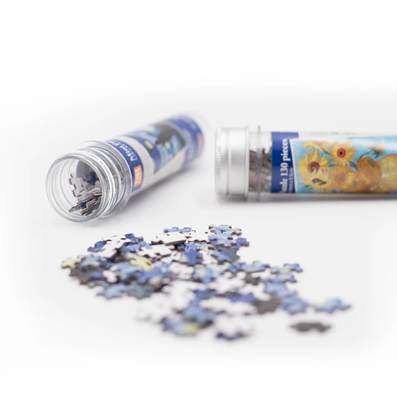 Мини пробирка пейзаж картина маслом пазл 130 беременных школьников Досуг