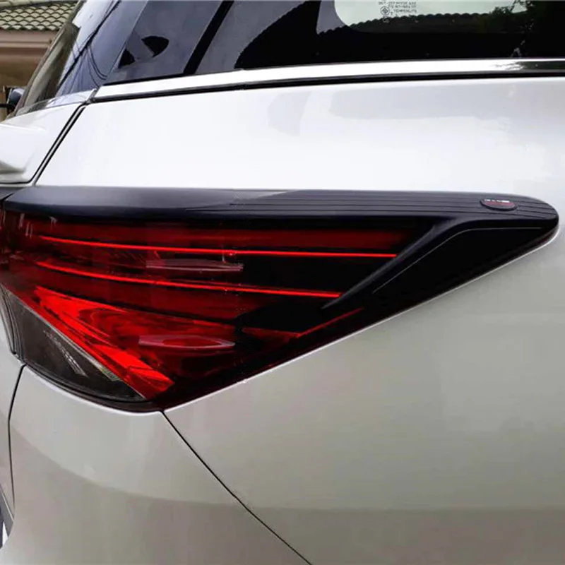 Задний светильник для Toyota Fortuner 2016 2017 2018 автомобильный ABS черный матовый декор