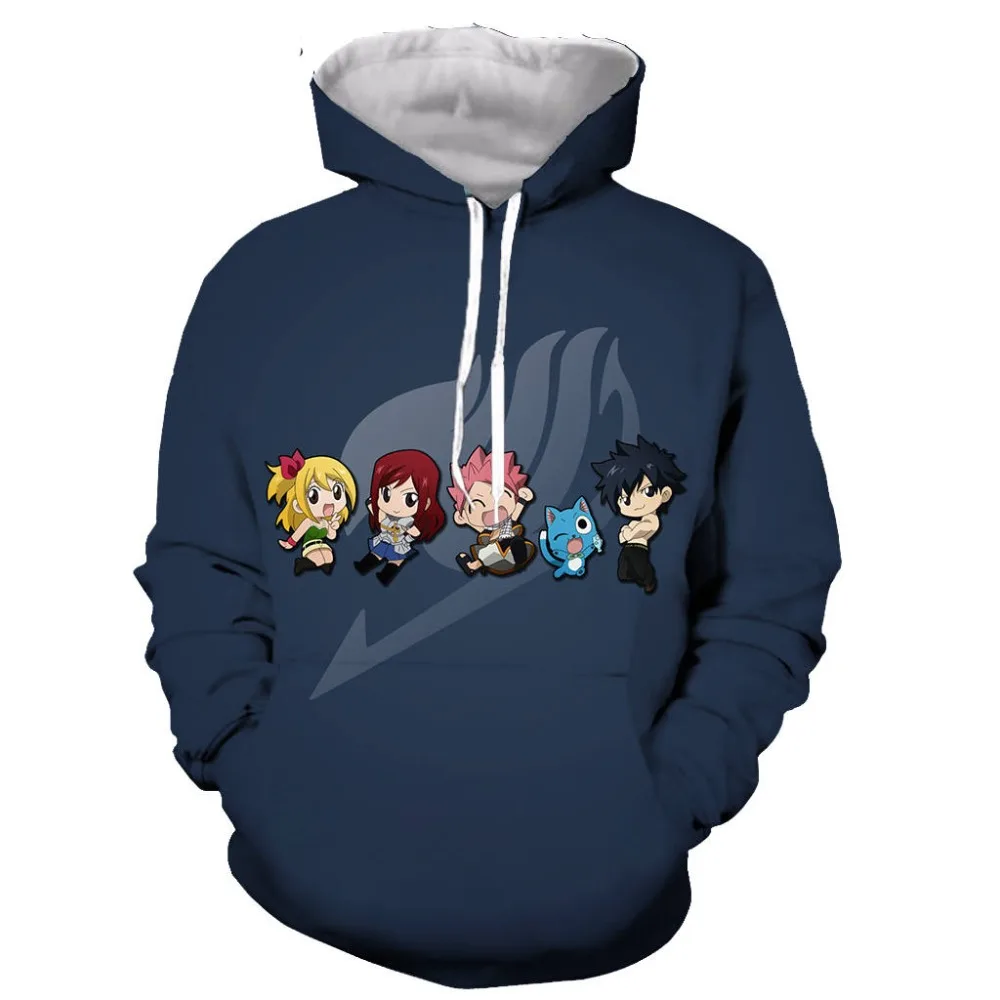 

Anime Fairy Tail 3D printed men hooded hoodie sweatshirt fashion graphic hoodie casual streetwear pullover hoodie