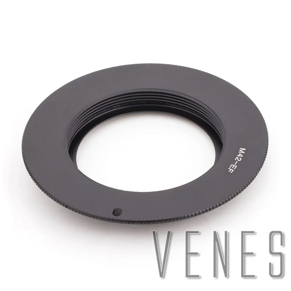 Адаптер Venes для объектива Canon EOS черный адаптер крепления на объектив с резьбой M42