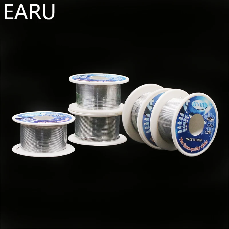 Оловянно-свинцовый припой с канифольным ядром 0 3 мм 4 5 6 8 1 флюс катушка для сварки