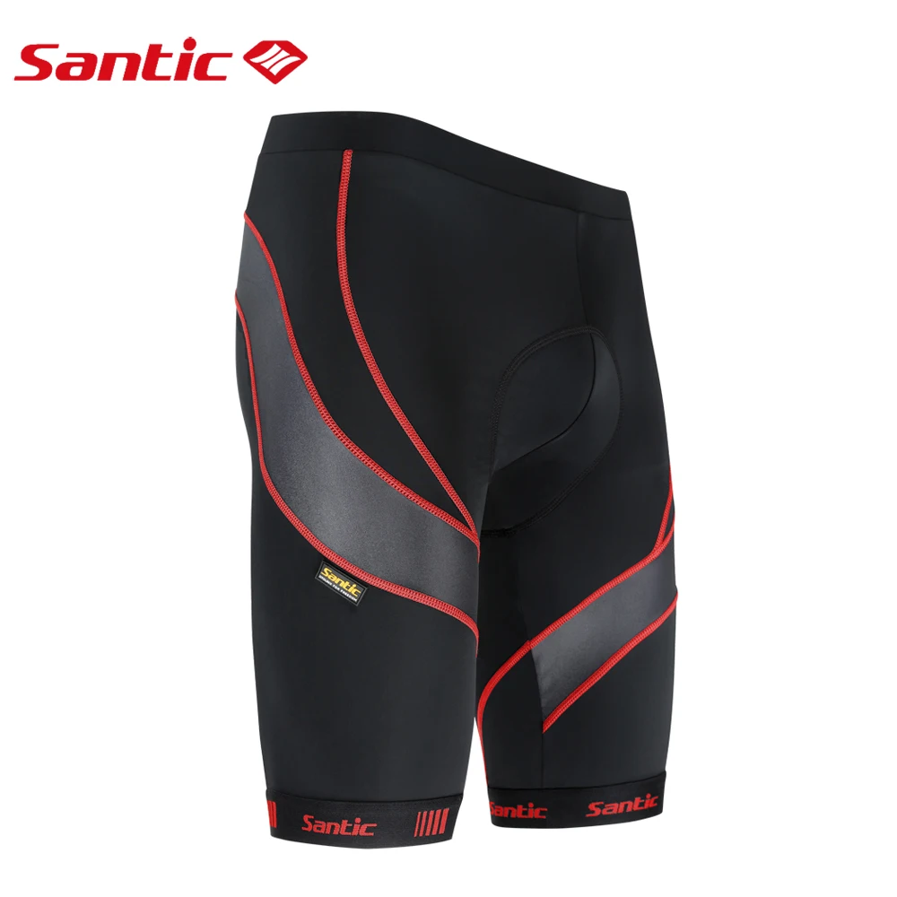 Santic мужские Противоскользящие велосипедные шорты с подкладкой для мужчин MTB