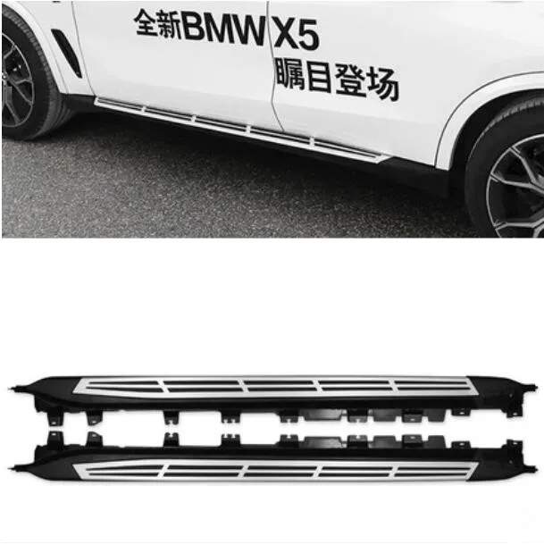 2 шт./компл. алюминиевый сплав и АБС для подножки автомобиля боковая подножка Nerf