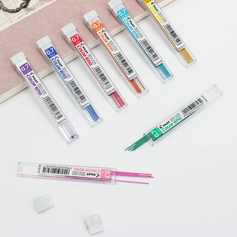 8 шт./лот, механический карандаш Kawaii Pilot color Eno 0,7 мм, графитовый карандаш, водно-цветной карандаш для рисования, японский карандаш