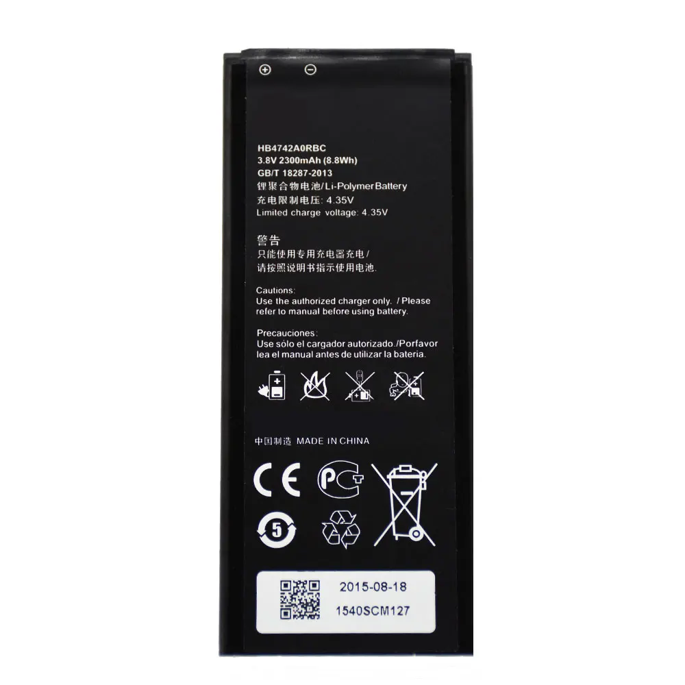 HB4742A0RBC новая сменная батарея для Huawei Honor 3C G630 G730 G740 H30 T00 T10 U10 2300mAh|Аккумуляторы