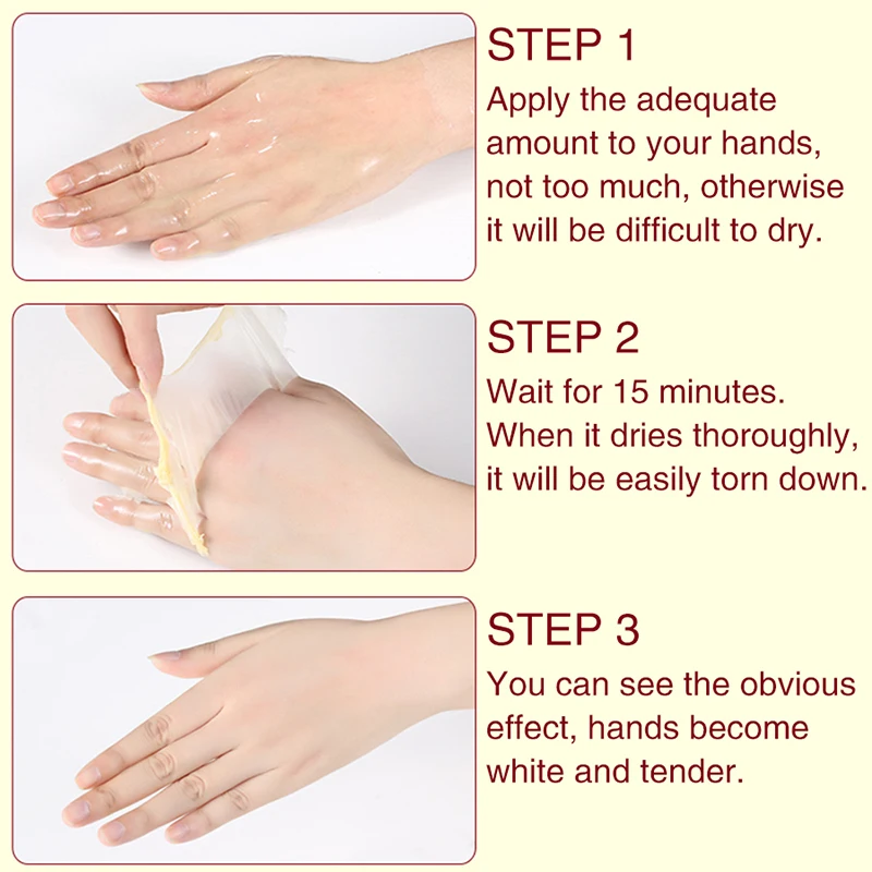1 шт. отшелушивающая отбеливающая маска для рук| |