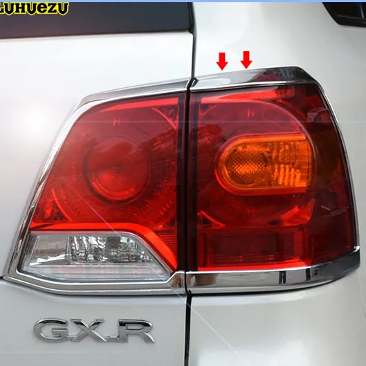 Luhuezu 4 шт. хромированные задние фары для Toyota Land Crusier 200 LC200 аксессуары 2012