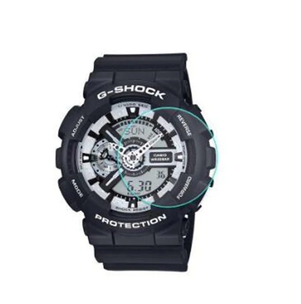 2 шт. закаленное стекло для защиты экрана Casio G shock GA 110 GA100 GA110 ga 100 YT prw 6000 6100|Защитные