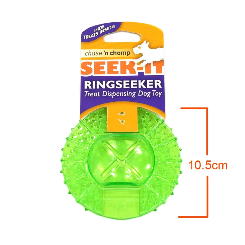 CAITEC игрушки для собак Ringseeker лакомство дозирующая игрушка для собак прочная плавающая лучшая для маленьких собак щенков с видео укусом