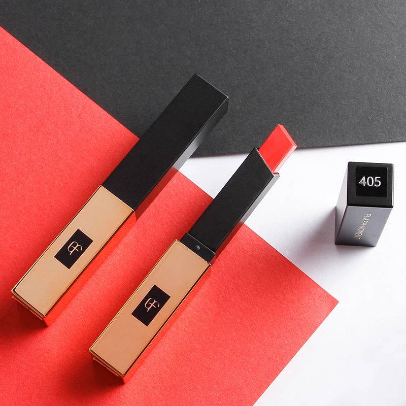 

1 Pc New Gold Bar Matte Nude Lipstick Natural Lip Makeup Moisturizer Easy to color Lasting Waterproof Not Fade Lip Balm