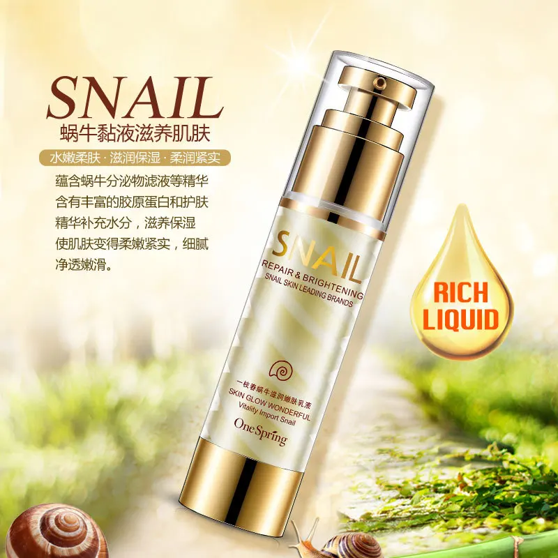 Отбеливание Улитка дневной крем увлажняющий антивозрастной Лечение Акне