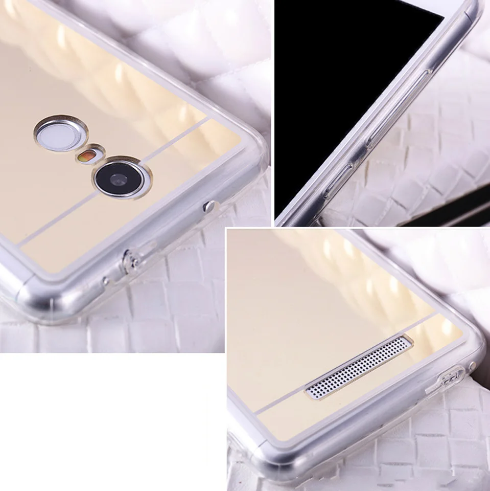 Mirror Case For XiaoMi RedMi 5 Plus Cover Silicone RedMi4A 5A 6A 4X Note 3 4 6 Pro 7 S2 Mi 5X A1 6X A2 Lite F1 Phone Cases |