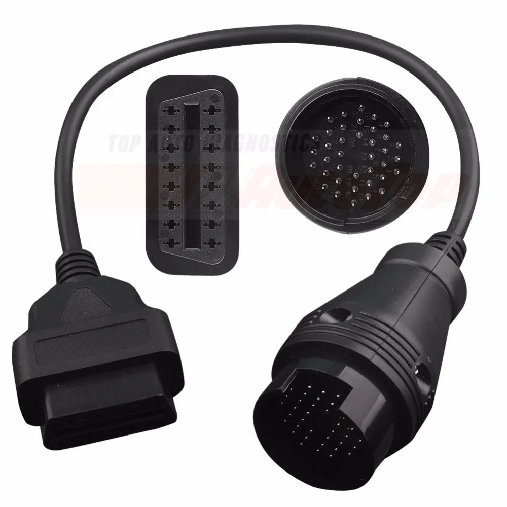 Диагностический кабель для Mercedes 38Pin адаптер для 16Pin OBD OBD2 разъем для Mercedes диагностический инструмент адаптер Benz38 Pin OBD2