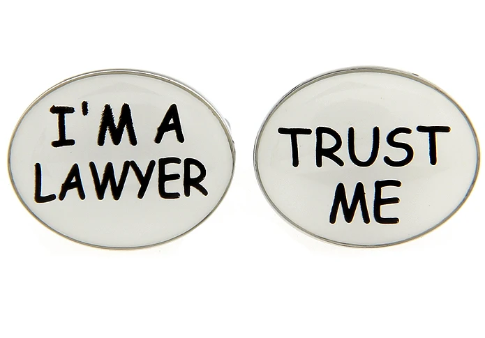 Мужская Свадебная манжета для жениха Links TRUST ME я ювер белая овальная форма запонки