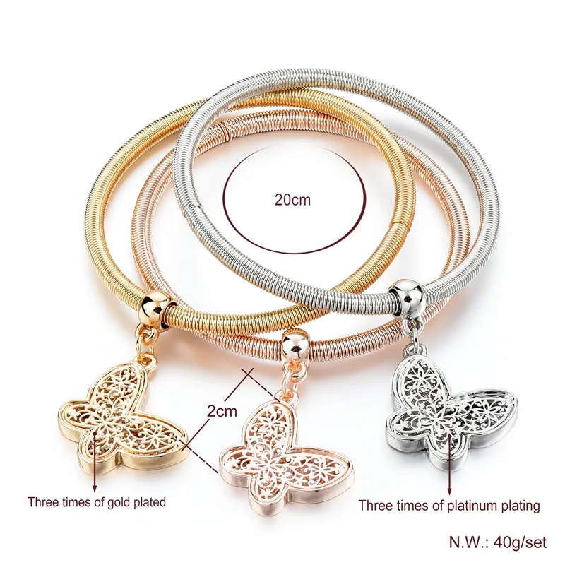 TOUCHEART Fashion Gold Butterfly Charm Bracelets &amp Bangle For Women Luxury Brand Retro Crystal Jewelry Making Bracelet SBR170037 |