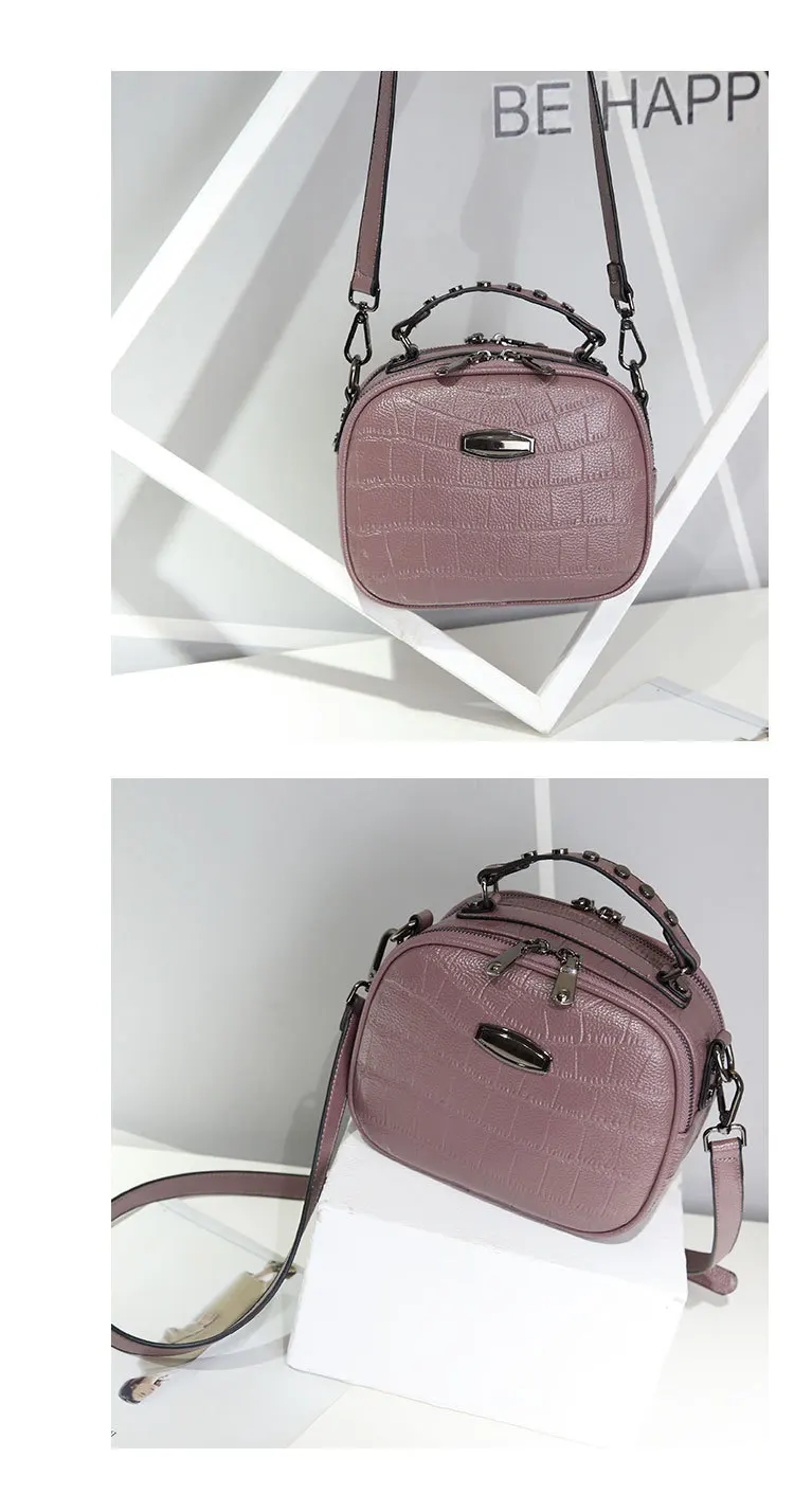 New Women Handbags Leather Zipper Shoulder Bags Female Vintage Clutch Crossbody Messenger Bags Ladies Fashion Small Flap