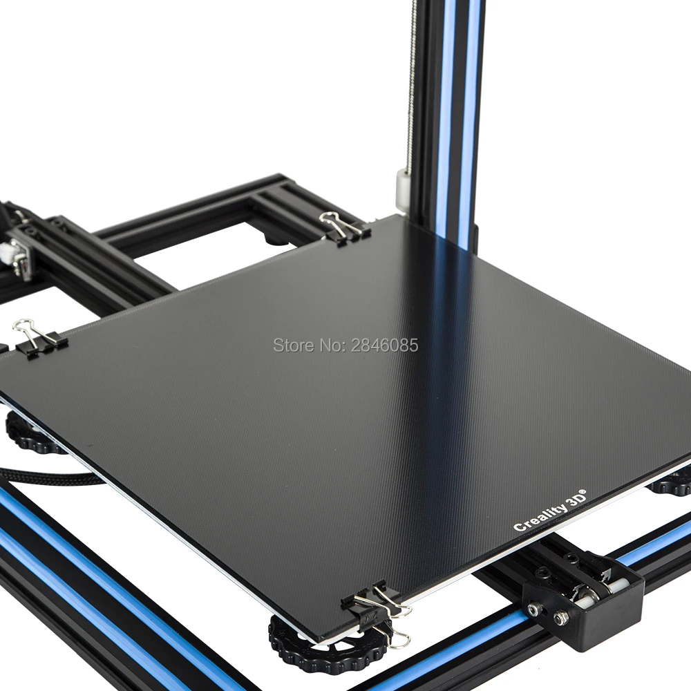 Creality 3D ультрабук 3d принтер платформа Подогреваемая кровать сборка поверхности стеклянная пластина 310x310x3 мм для MK2 MK3 Горячая кровать