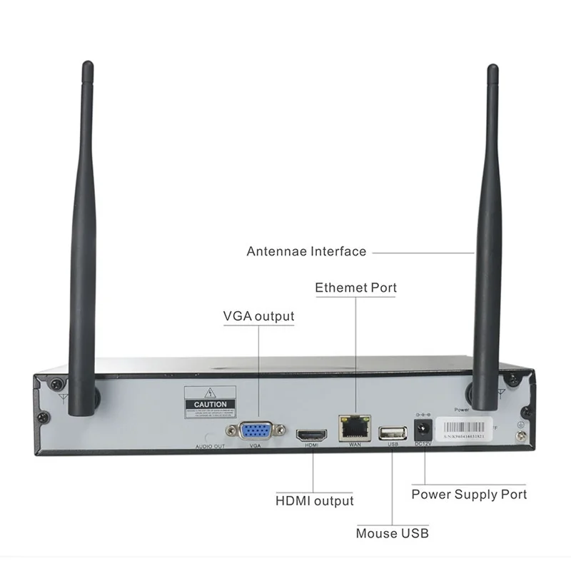 2017 4CH 720 P HD WIFI ВИДЕОНАБЛЮДЕНИЯ Система 4 шт. Открытый ИК Ночного видения