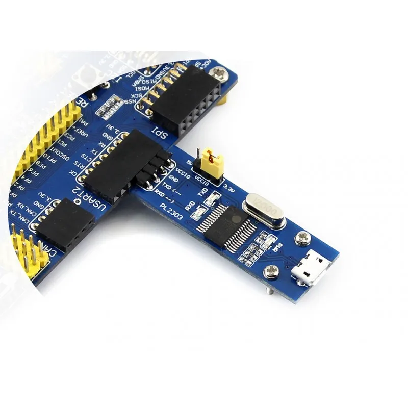 Плата USB UART PL2303 (micro) для подключения micro PL2303TA поддерживает windows 10 /XP/7/8/8.1 |