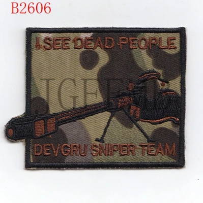 Devgru снайперская команда вышивка патч значки - Цвет: B2606