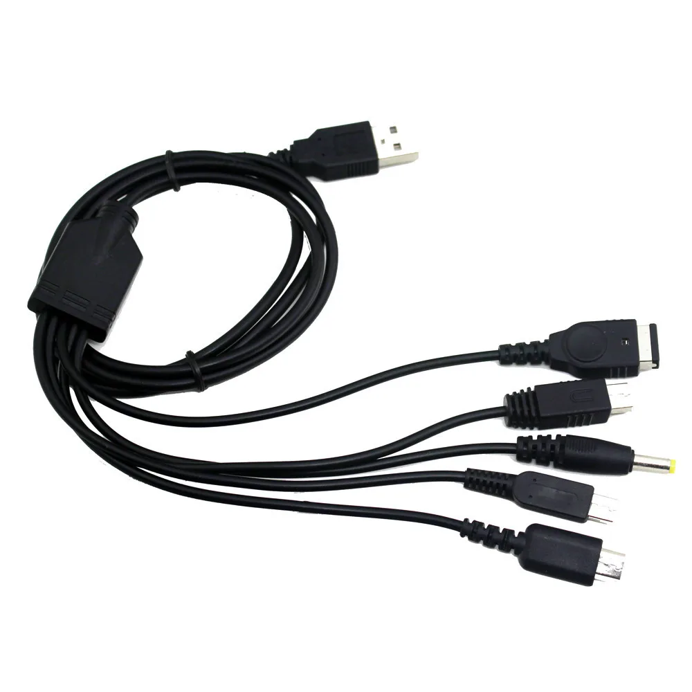 5 в 1 USB кабель для зарядки данных Шнур для sony psp игровая консоль зарядное устройство для sony psp 1,15 м новейшее зарядное устройство