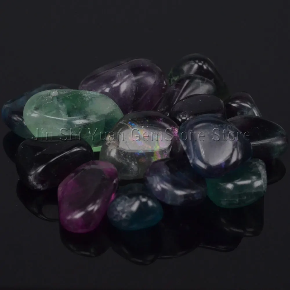 Fluorite 200 г натуральный камень смешанные камни для кварцевого хрусталя Рейки Исцеление Wicca энергетический аквариум для аквариума декор - Цвет: Fluorite